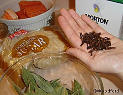 Dry brining with salt sugar bay leaves and cloves Dry brining takes less than an hour