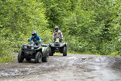 Eklutna Lake ATV Riders Kris Pacheco USFWS
