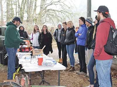 Darren Bruning teaching Wildlife Capture and Handling at Oregon State University Bruning has taught the undergraduate class twice a year since 2008 and hersquos seen a notable shift in the gender of students from about 70 male in the early 2000s to about 80 female today
