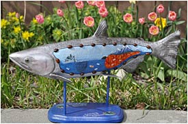 The emCopper River Queenem created by artist writer and information officer Katie Sechrist