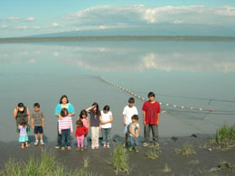 Salmon Camp on the Eklutna River