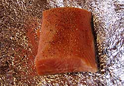 Dishwasher salmon Wrapped in foil cooked in the dishwasher Photo by Riley Woodford