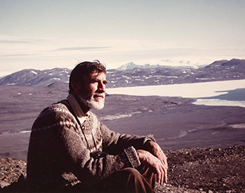 Dave at Blaso NE Greenland 1987 Dave Klein Photograph Collection Courtesy of Karen Brewster