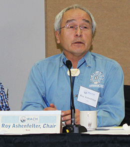 Roy Ashenfelter serving as chairman of the Western Arctic Caribou Herd working group