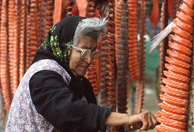 Removing the scales from subsistence king salmon