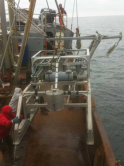 CamSled on board the vessel Provider ready for deployment