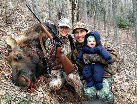 Phillip Weidner and his family on Thanksgiving Day 2014