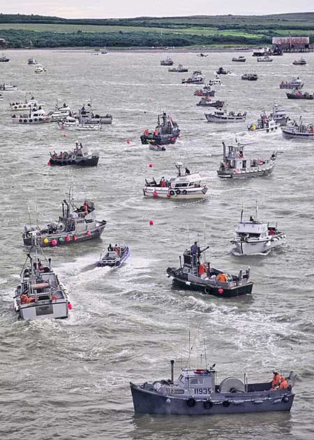 The Naknek line Sockeye salmon fishery in Bristol Bay copyMark Emery used with permission