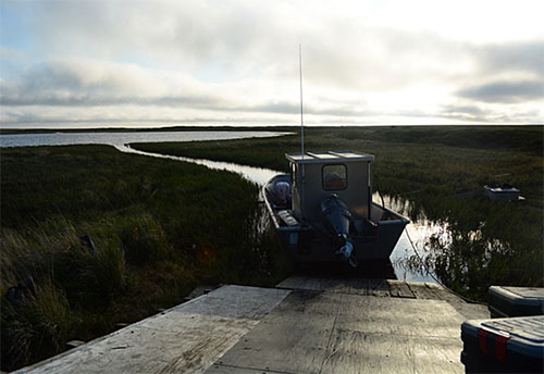 After the successful portage