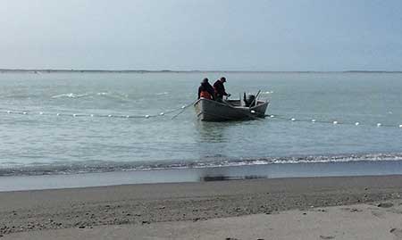 Yakutatbased set netters fish the Alsek River Photo credit Josh Ream