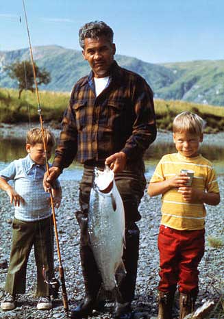 Late summer coho fishing with the boys