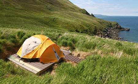 Camping on Round Island