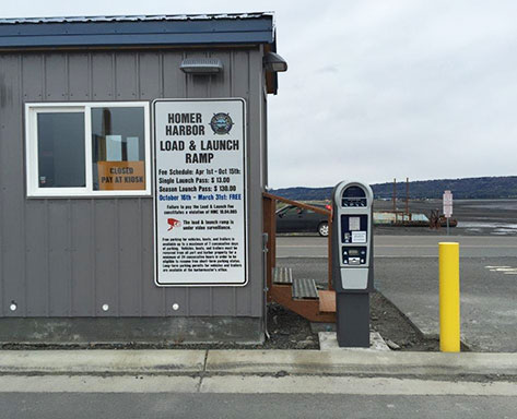 Improvements to the Homer boat harbor include a new fee booth