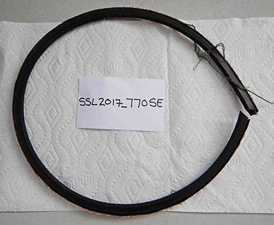 A fan belt cut from a sea lion39s neck