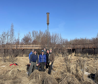 The bat house crew Photo by Arin Underwood