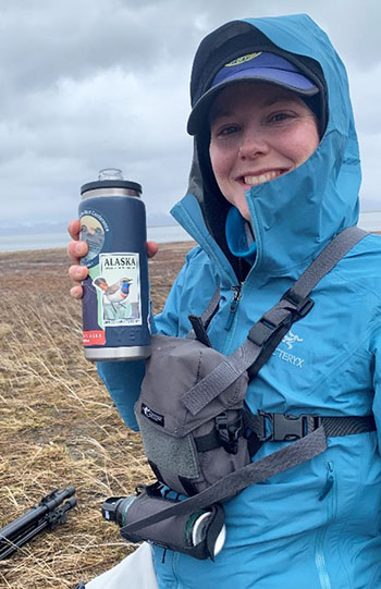 Wildlife biologist and conservation stamp artist Arin Underwood