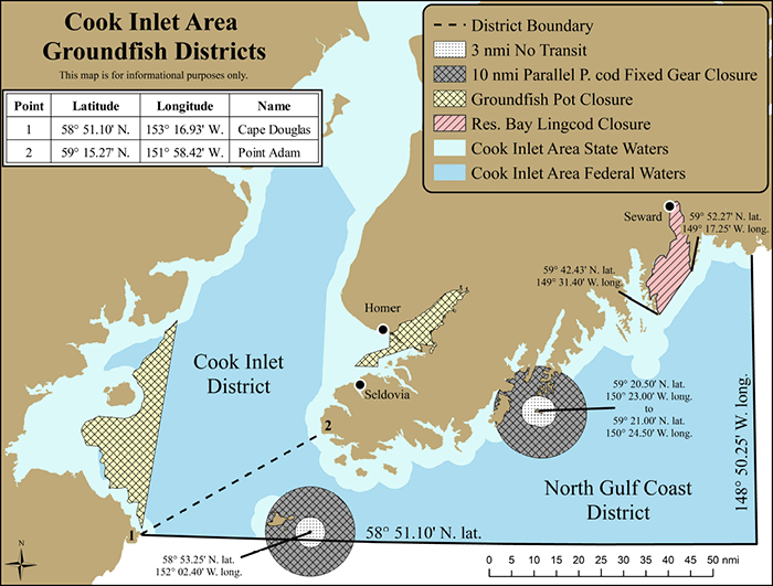 Cook Inlet Districts map