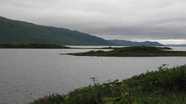 View from Camp Island in Karluk Lake