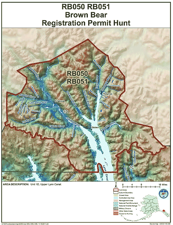 Map of brbear hunt number rb050