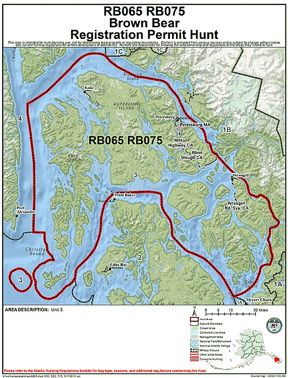 Map of brbear hunt number rb065