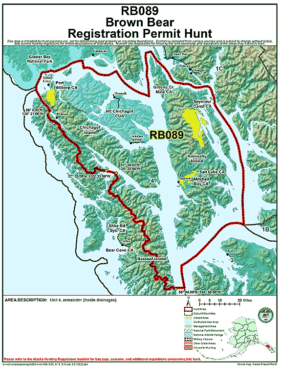 Map of brbear hunt number rb089
