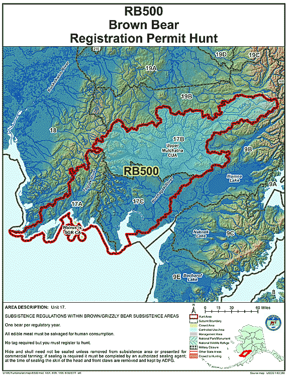 Map of brbear hunt number rb500