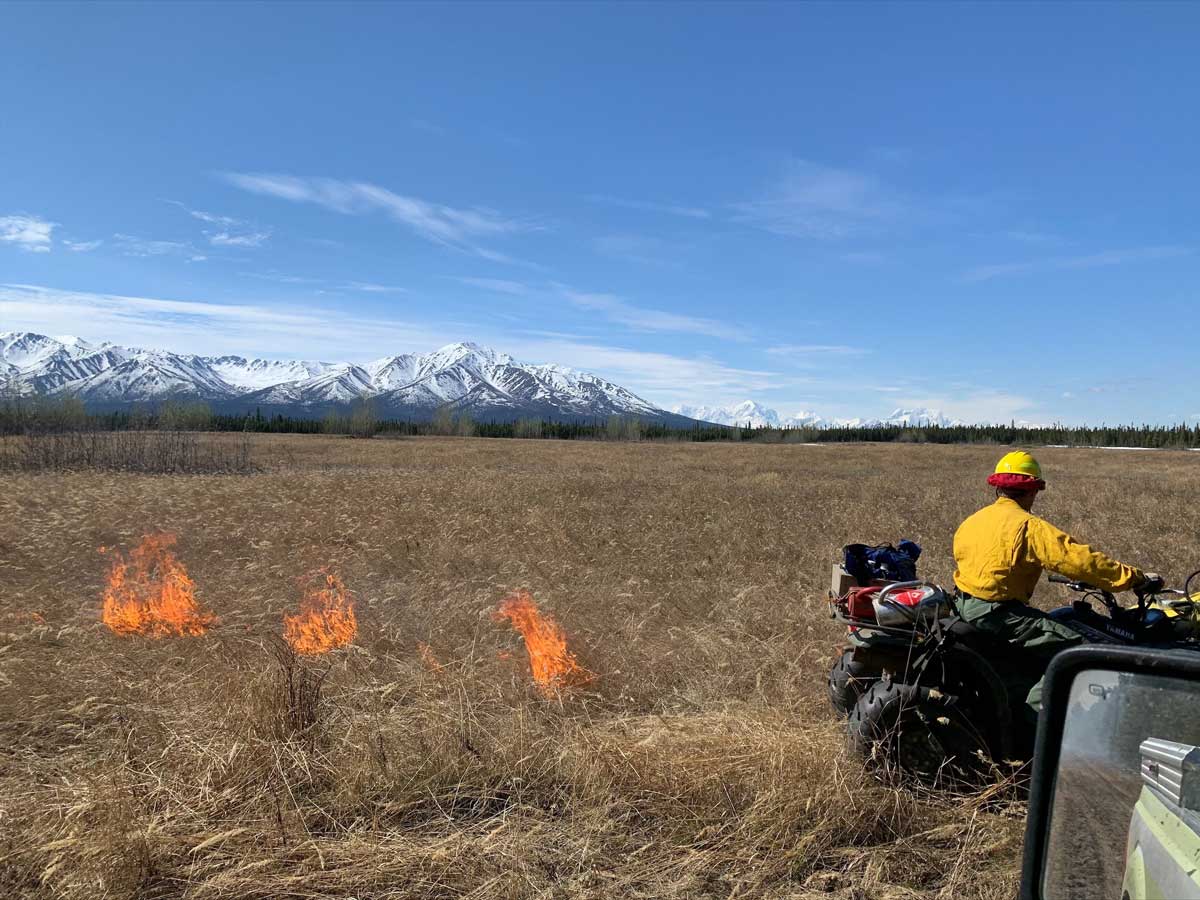 2022 Delta Junction Bison Range prescribed fire - Alaska Department of Fish and Game (ADFG)