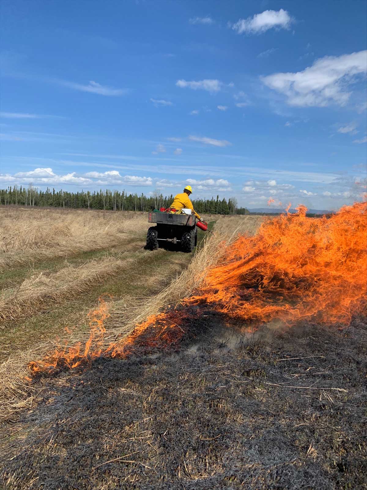 2022 Delta Junction Bison Range prescribed fire - Alaska Department of Fish and Game (ADFG)