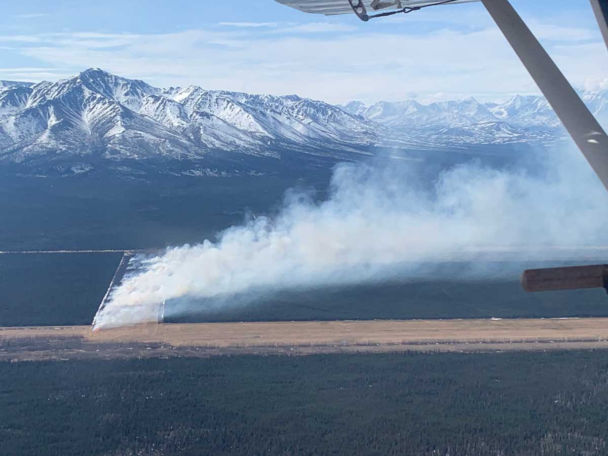 2021 Delta Junction Bison Range prescribed fire - Alaska Department of Fish and Game (ADFG)