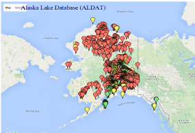 Featured Map The Alaska Lake Database ALDAT Google web application provides lake stocking information by species and time period for many of Alaskas lakes