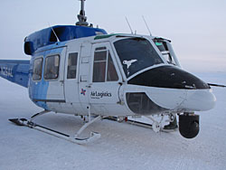 Figure 1 FLIR imager mounted on Bell 212 helicopter